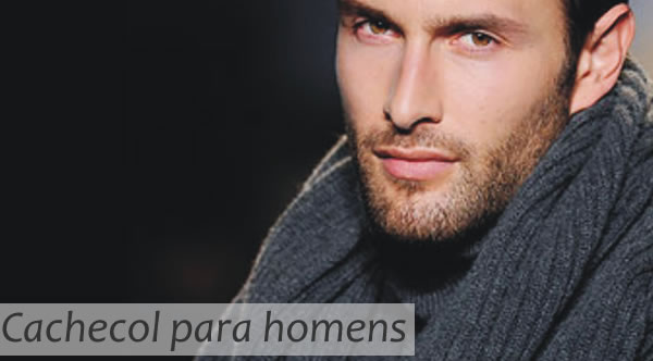Cachecol para os homens de todos os estilos
