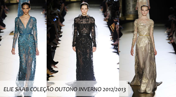 Vestido de festa: Elie Saab alta-costura outono-inverno 2012/13