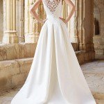 raimon-bundo-bridal-2015-natural-collection-montreal-sleeveless-wedding-dress-illusion-neckline-back-view-train