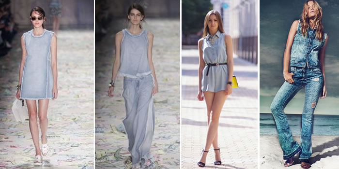 Moda feminina primavera-verão 2016-total-jeans