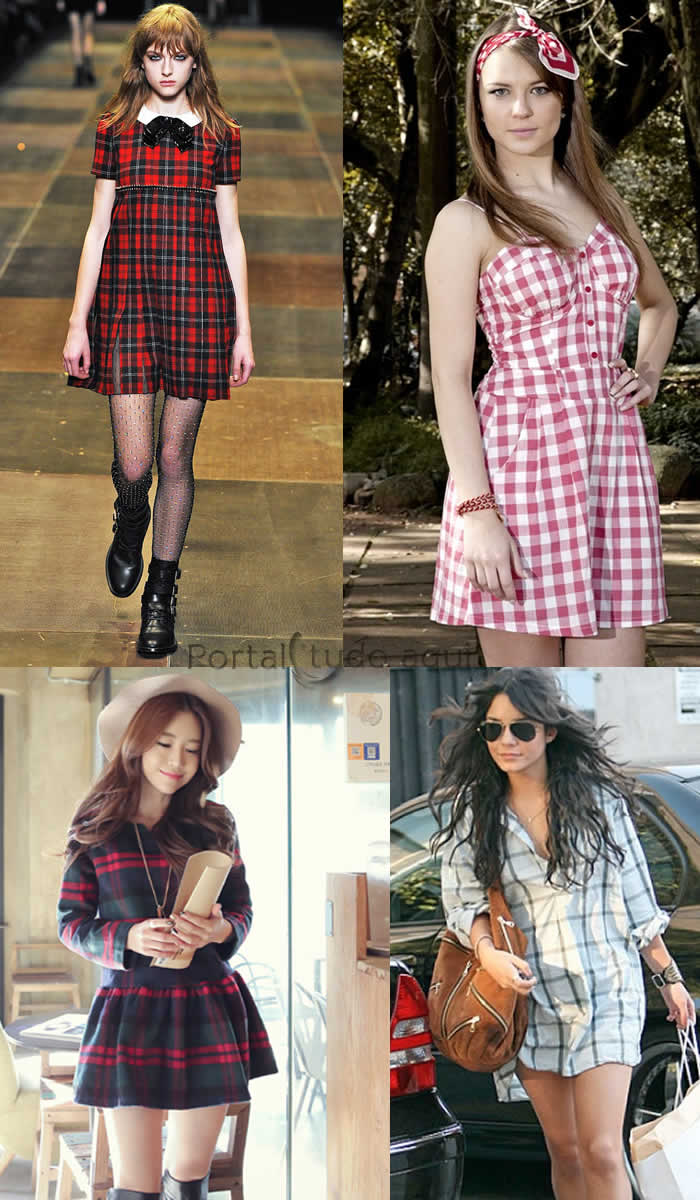 como-usar-vestido-xadrez