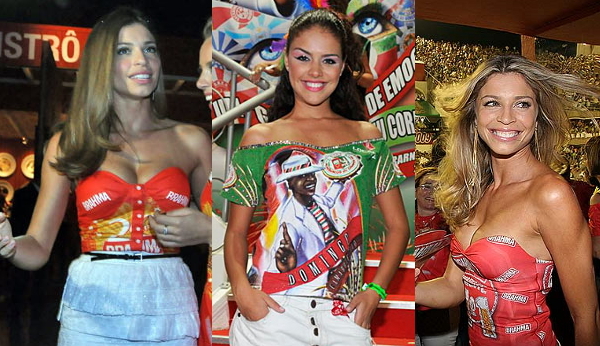 Celebridades brincam o Carnaval com seus abadás personalizados.