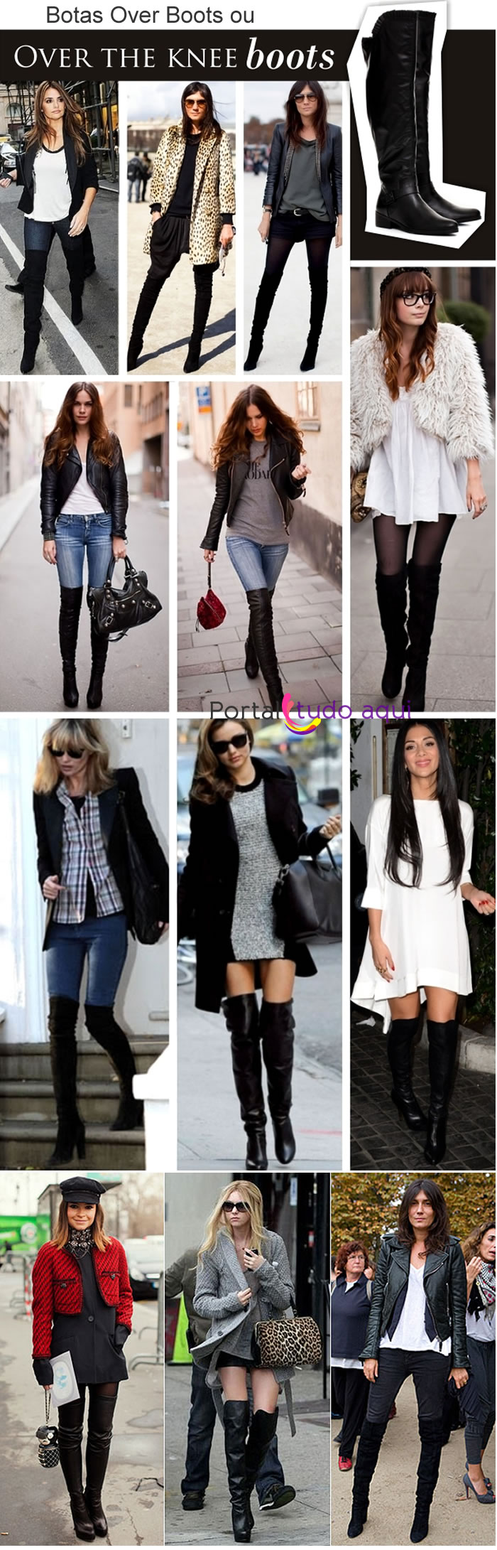 Botas Over Boots ou Over The Knne-como-usar-e-combinar