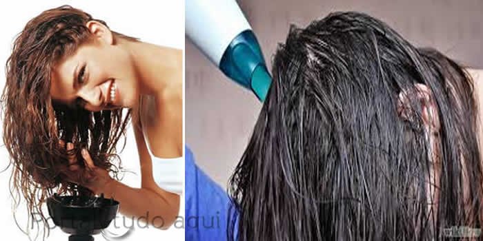 dicas de cuidados para cabelo fino-ou-ralo-virar-a-cabeça-para-baixo-para-secar-o-cabelo
