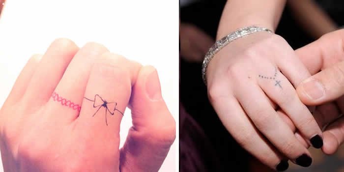 Tatuagens nos dedos - inspiracao-aneis