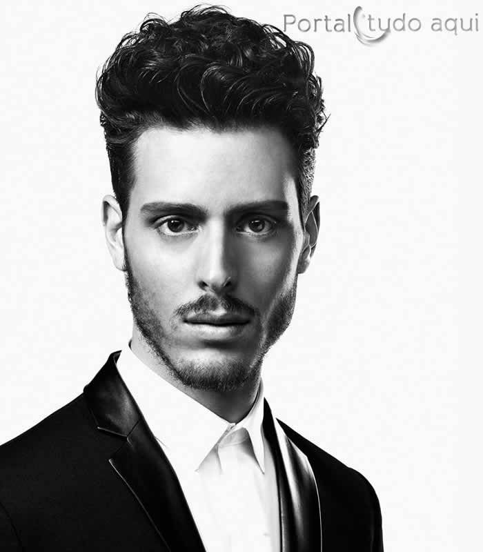 Hair by Denmark Country Finalist Kevin Birk (Photo by David Raccuglia for American Crew)