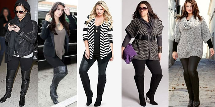 Botas Over The Knee ou Over Boots-mulher-coxa-grossa