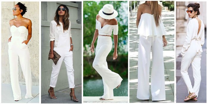 Moda feminina primavera-verão 2016 - branco-total