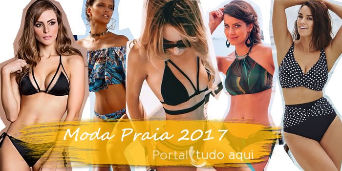 Principais tendências para a moda praia feminina em 2017.