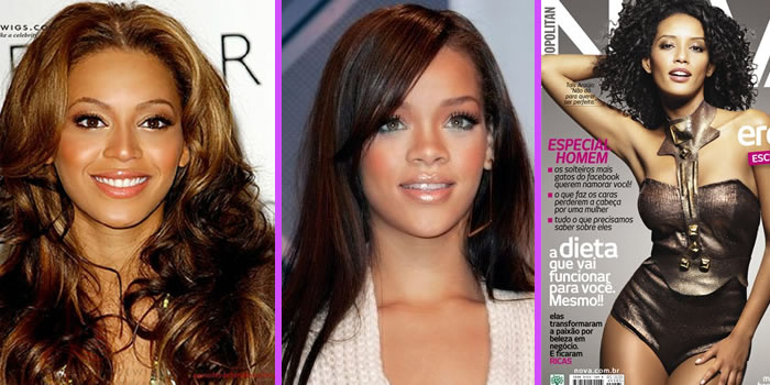 famosas usando lace wigs