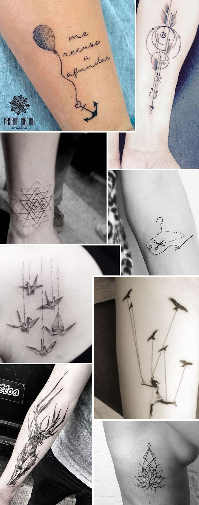 Tatuagem minimalista