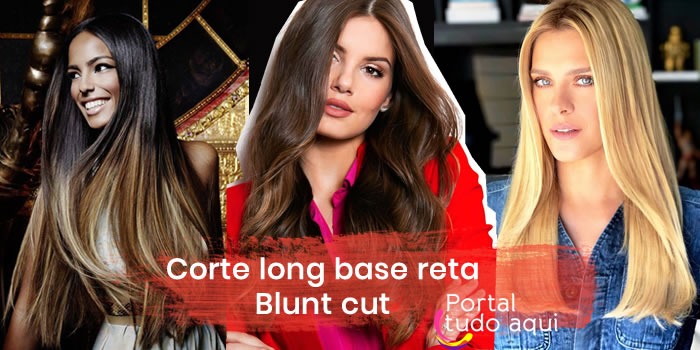 Cabelo blunt cut