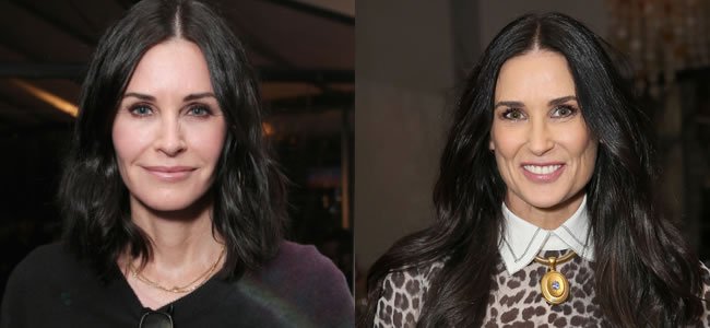 Courteney Cox e Demi Moore.