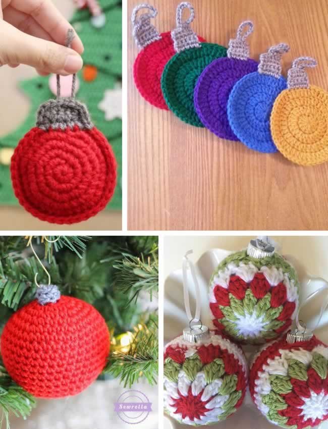 Enfeites de Natal em crochê para sua decoração natalina