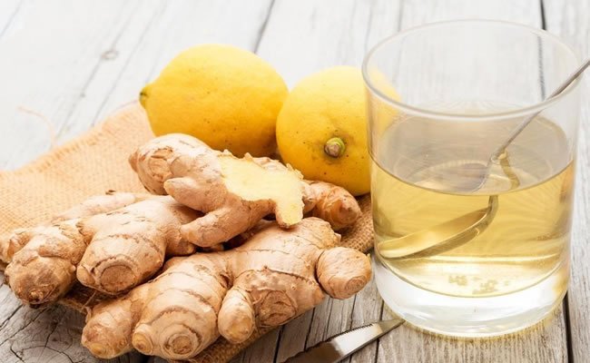 Suco gengibre para dor de barriga e diarreia.